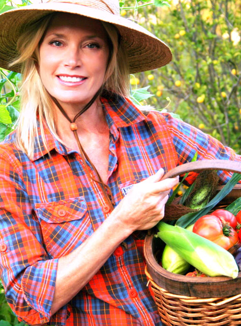 Kelly Emberg the model gardener