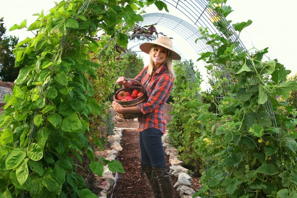 Kelly Emberg the model gardener